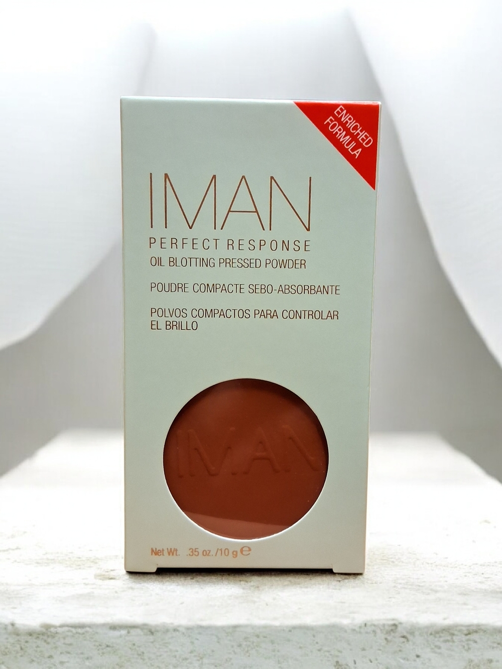 IMAN Perfect Response Pressed Powder - Medium Deep